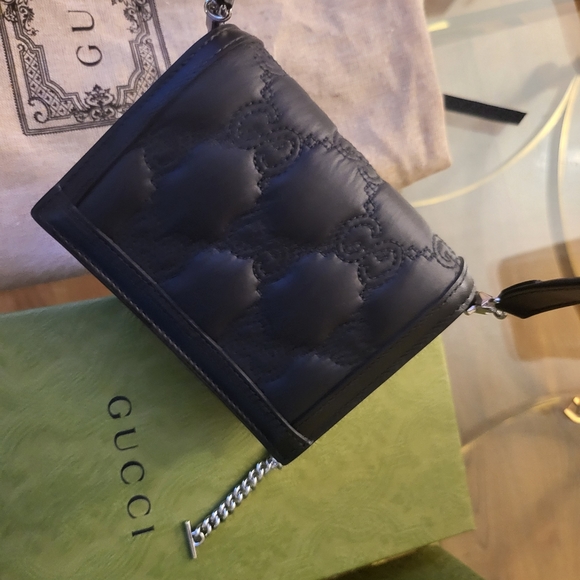 Authentic GG Matellase Mini Messenger Bag - Picture 12 of 13